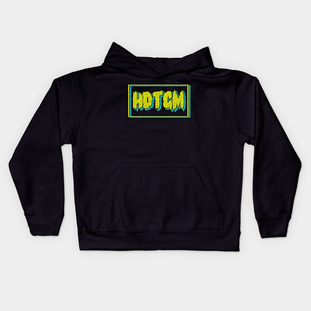 HDTGM with Texture_Vintage Kids Hoodie by tioooo